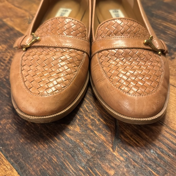 Vintage Etienne Aigner Leather Camel Tracy Loafers size 8N - Picture 3 of 4